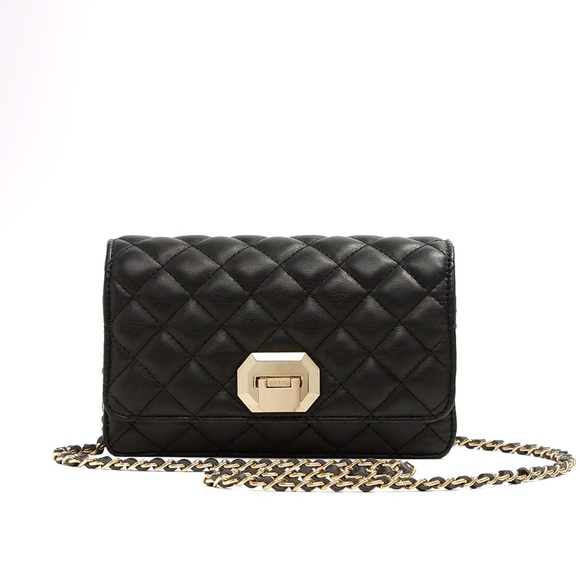 Aldo Handbags - ALDO “Breasanvido” Black Quilted Crossbody Bag